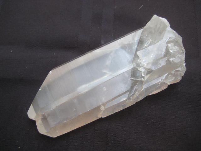 Lemurian Quartz Twin with child 1623